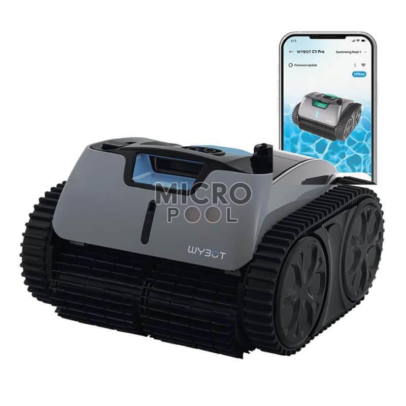 Robot piscina E-TRON i20 NG, fara fir cu acumulator, baterie 4600 mAh WYBOTICS